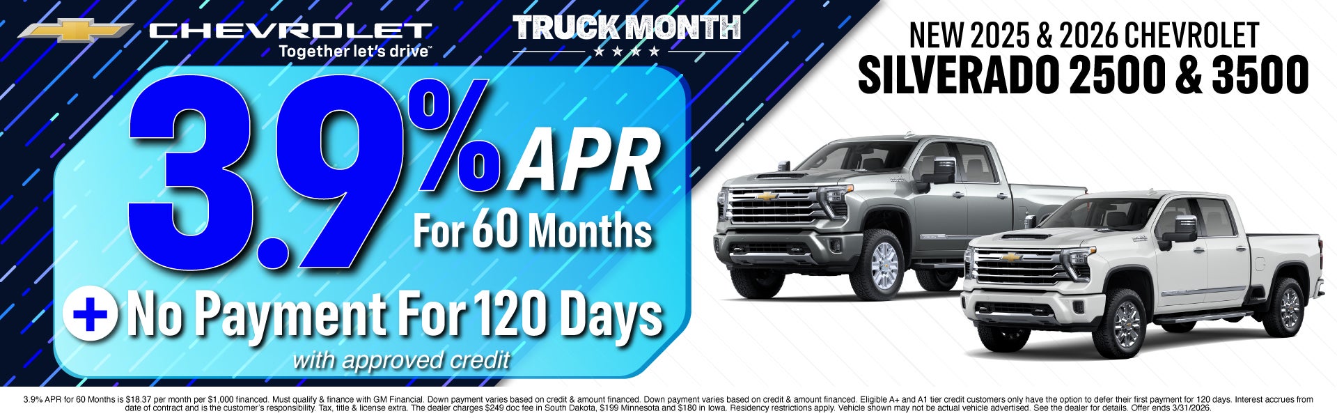 NEW CHEVY OFFER
