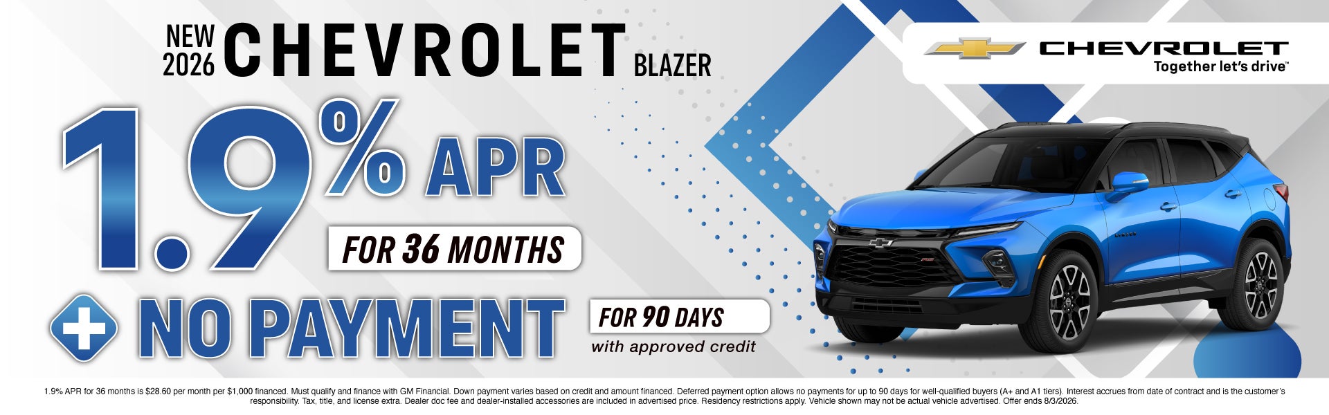 NEW 2026 CHEVROLET BLAZER
