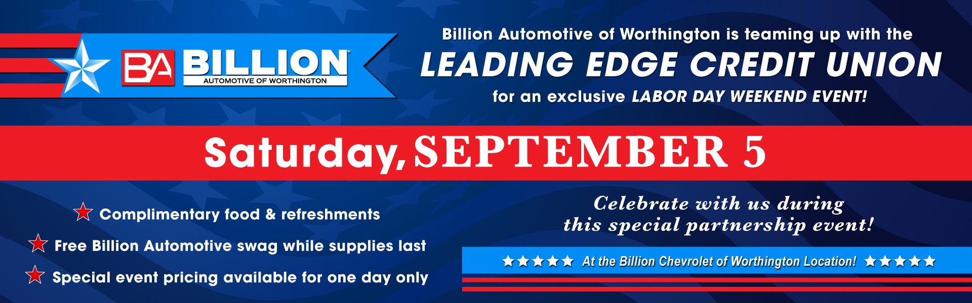 LABOR DAY EVENT