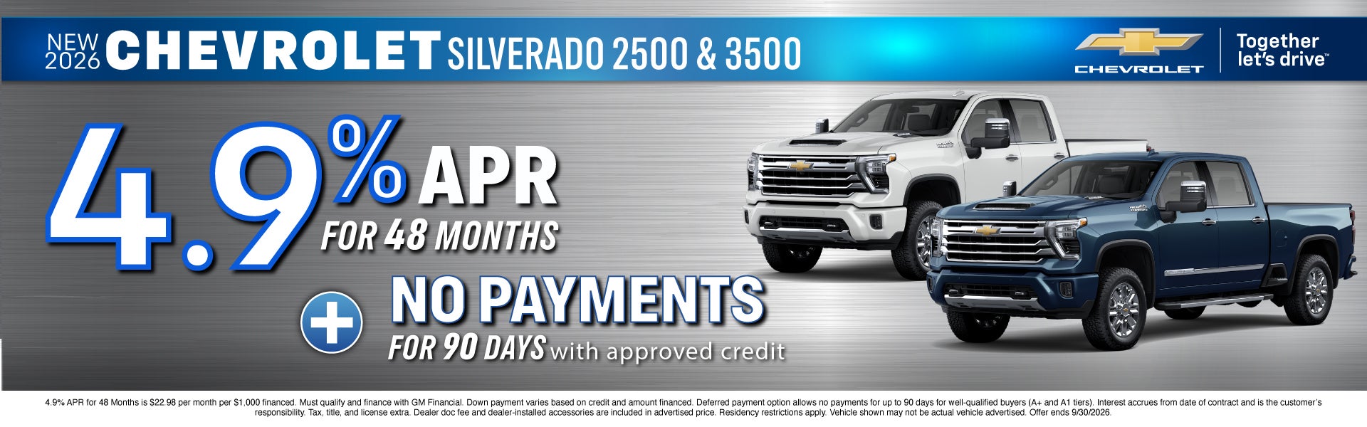 NEW 2026 CHEVROLET SILVERADO 2500 & 3500