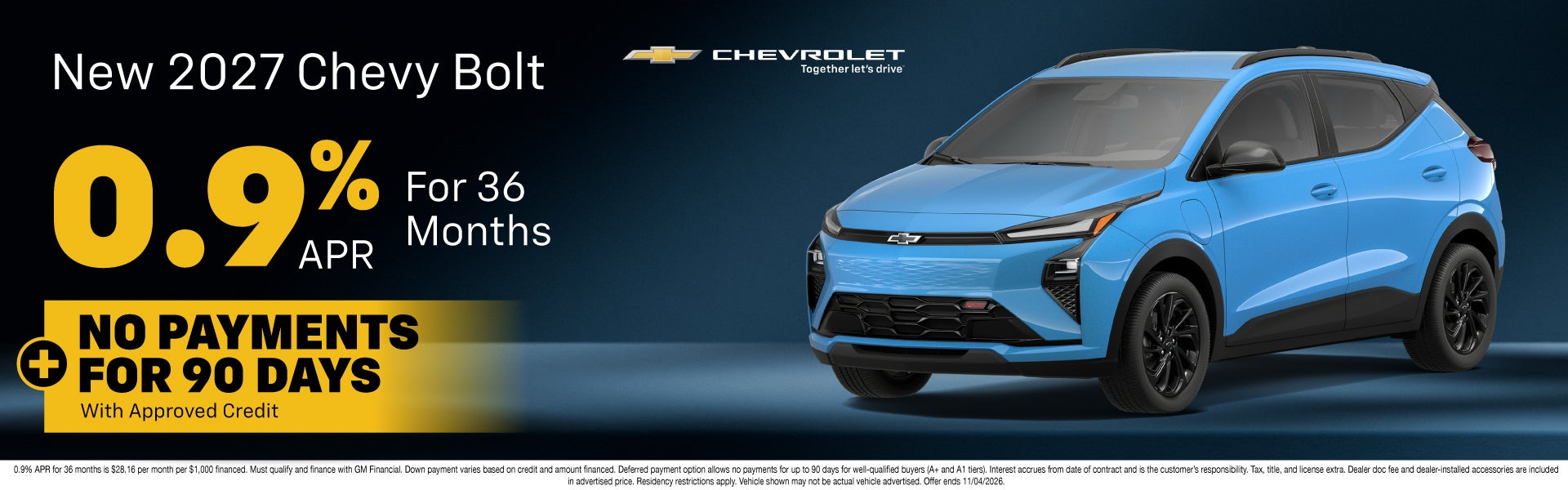 NEW 2027 CHEVROLET BOLT
