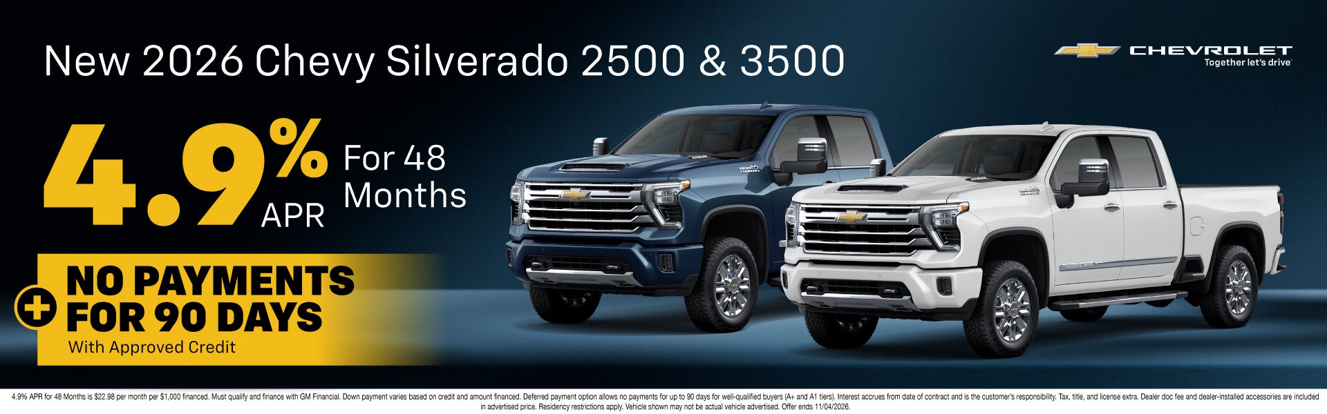 NEW 2026 CHEVROLET SILVERADO 2500 & 3500